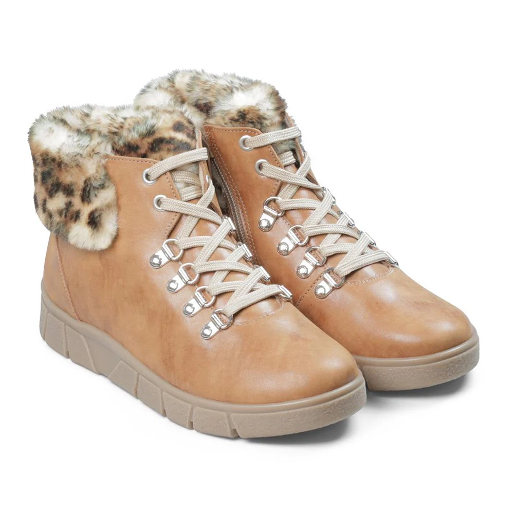 Essential Comfort Boots EE Fit - BARWELL - Barwell / null - Tan Leather