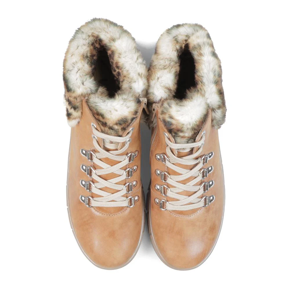 Essential Comfort Boots EE Fit - BARWELL - Barwell / null - Tan Leather - Image 4