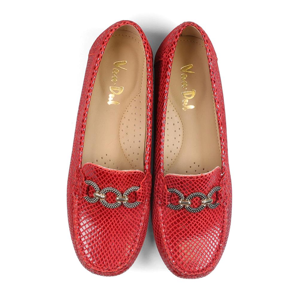 Essential Comfort Flats - BLISS II - Bliss II / null - Red Python Print