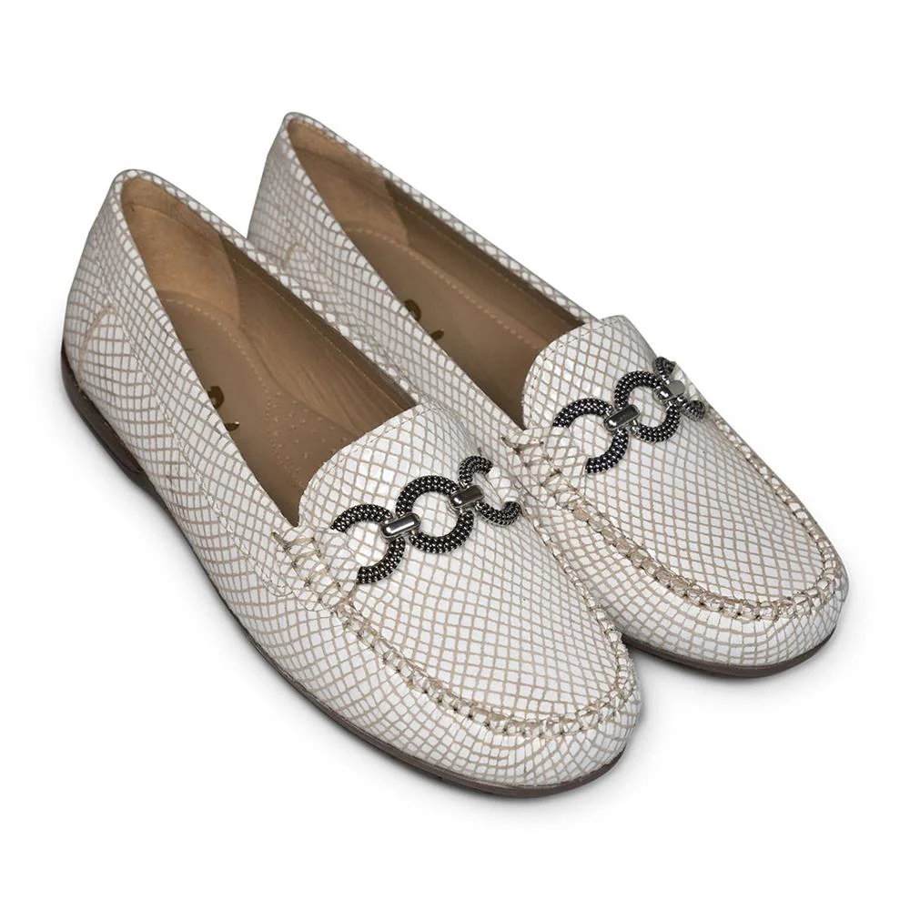 Essential Comfort Flats - BLISS II - Bliss II / null - White Python Print - Image 2