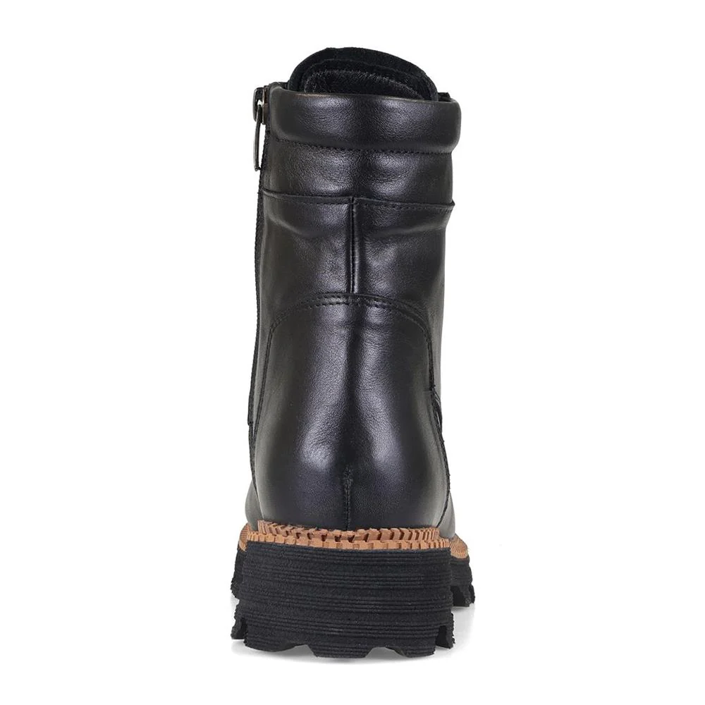 Essential Comfort Flats E Fit - RILEY - Riley / null - Black Leather - Image 3