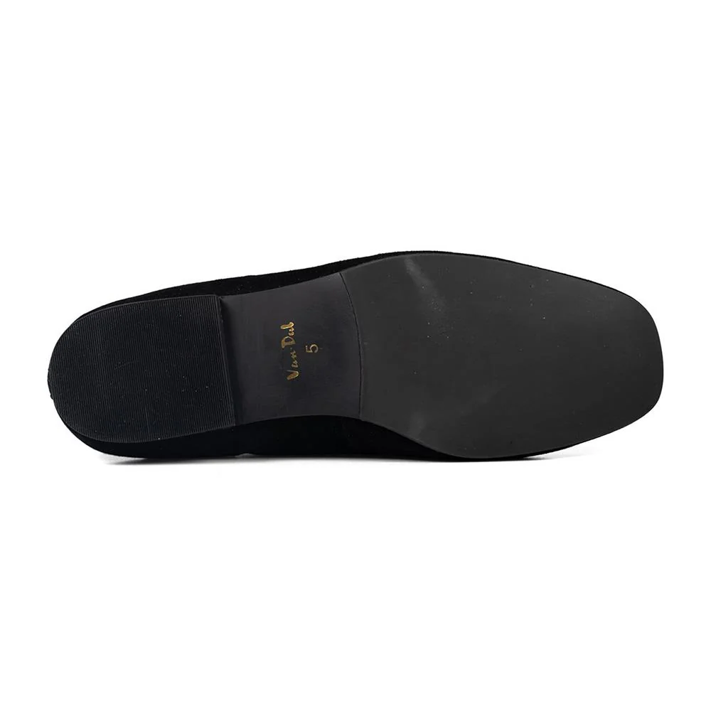 Essential Comfort Flats - HALO - Halo / null - Black Suede - Image 3