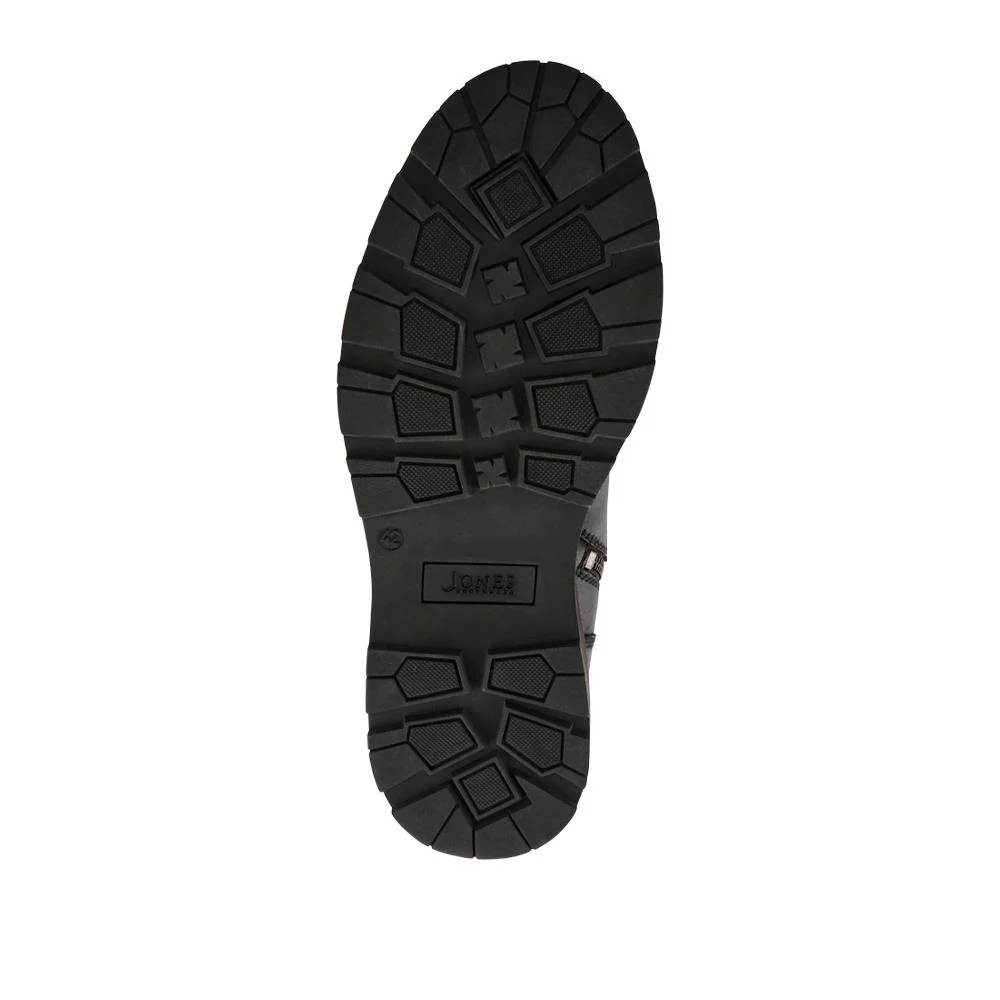 Essex Chunky Leather Boots - ESSEX / 328 074 - Black - Image 5