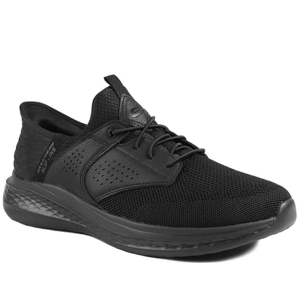 Skechers Relaxed Fit®: Slade Caster Trainers - SKE43505 / 328 709 - Black