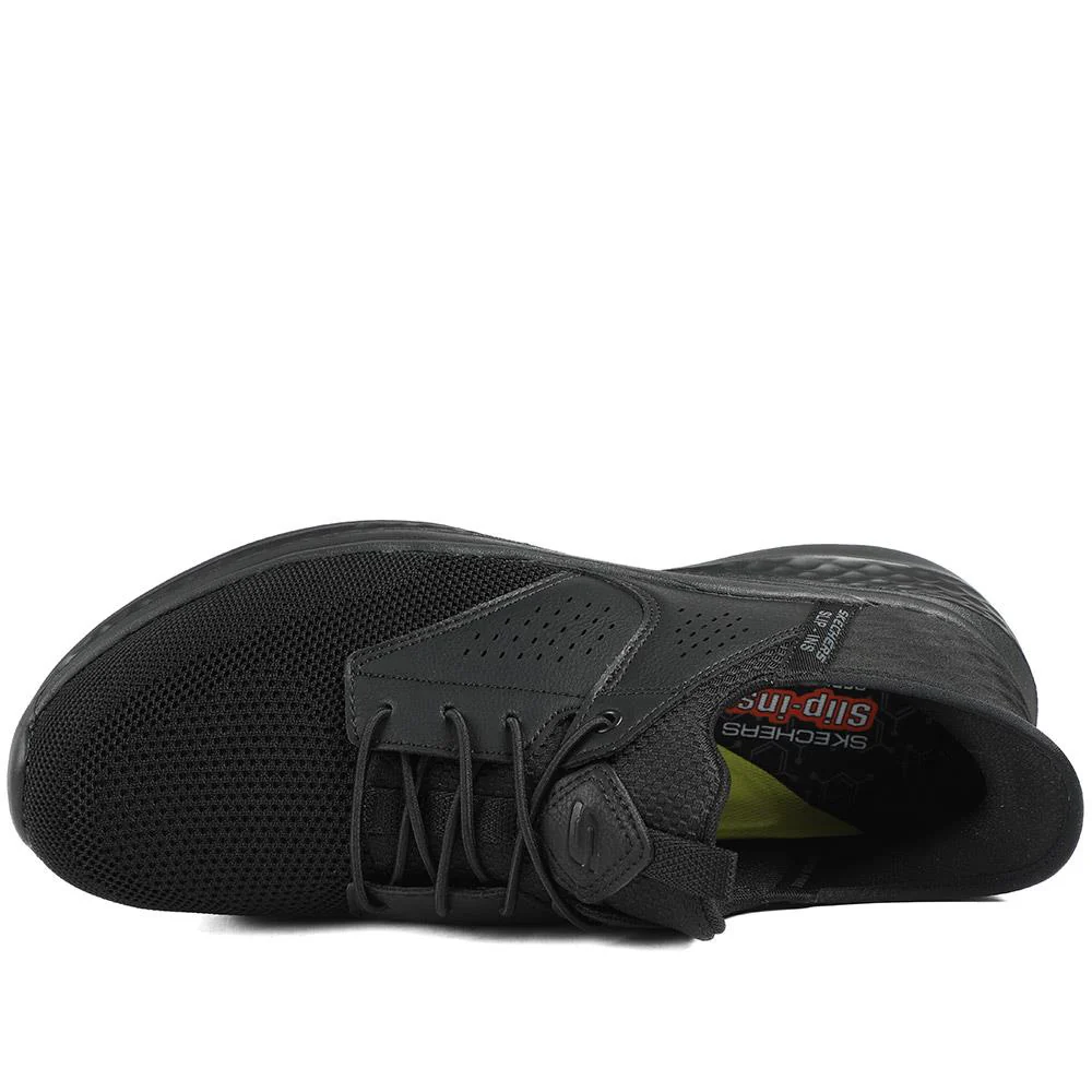 Skechers Relaxed Fit®: Slade Caster Trainers - SKE43505 / 328 709 - Black - Image 5