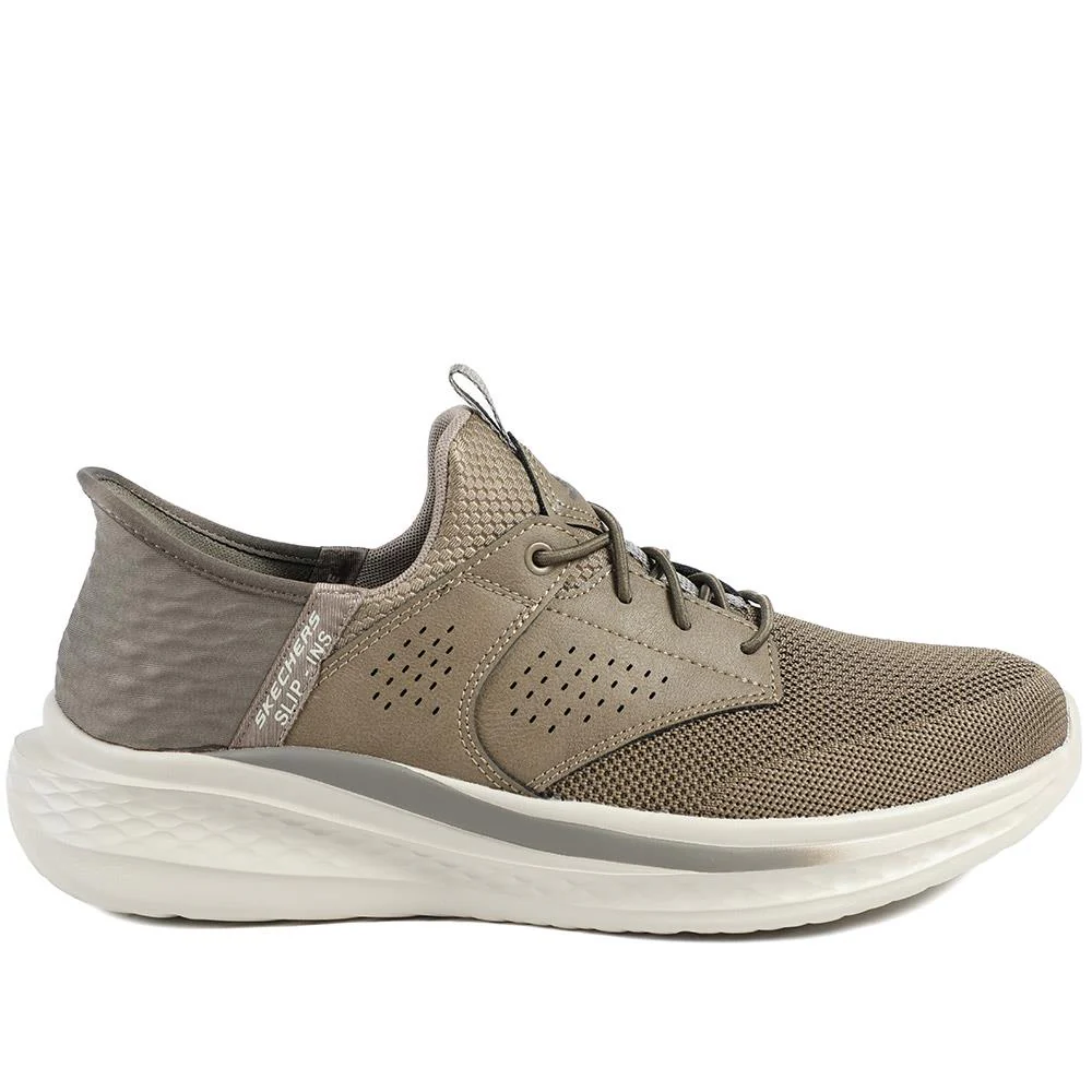 Skechers Relaxed Fit®: Slade Caster Trainers - SKE43505 / 328 709 - Khaki - Image 3