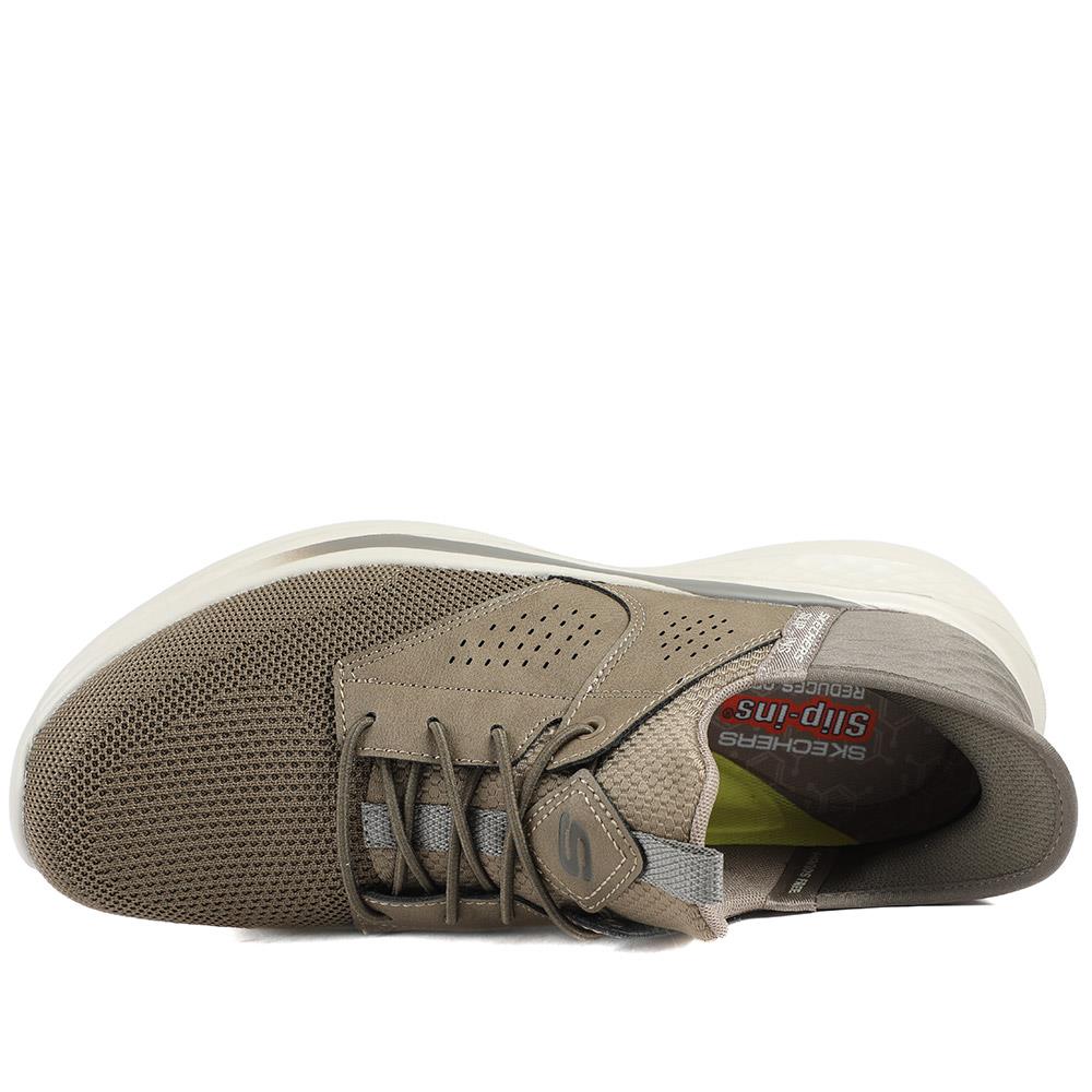 Skechers Relaxed Fit®: Slade Caster Trainers - SKE43505 / 328 709 - Khaki - Image 5