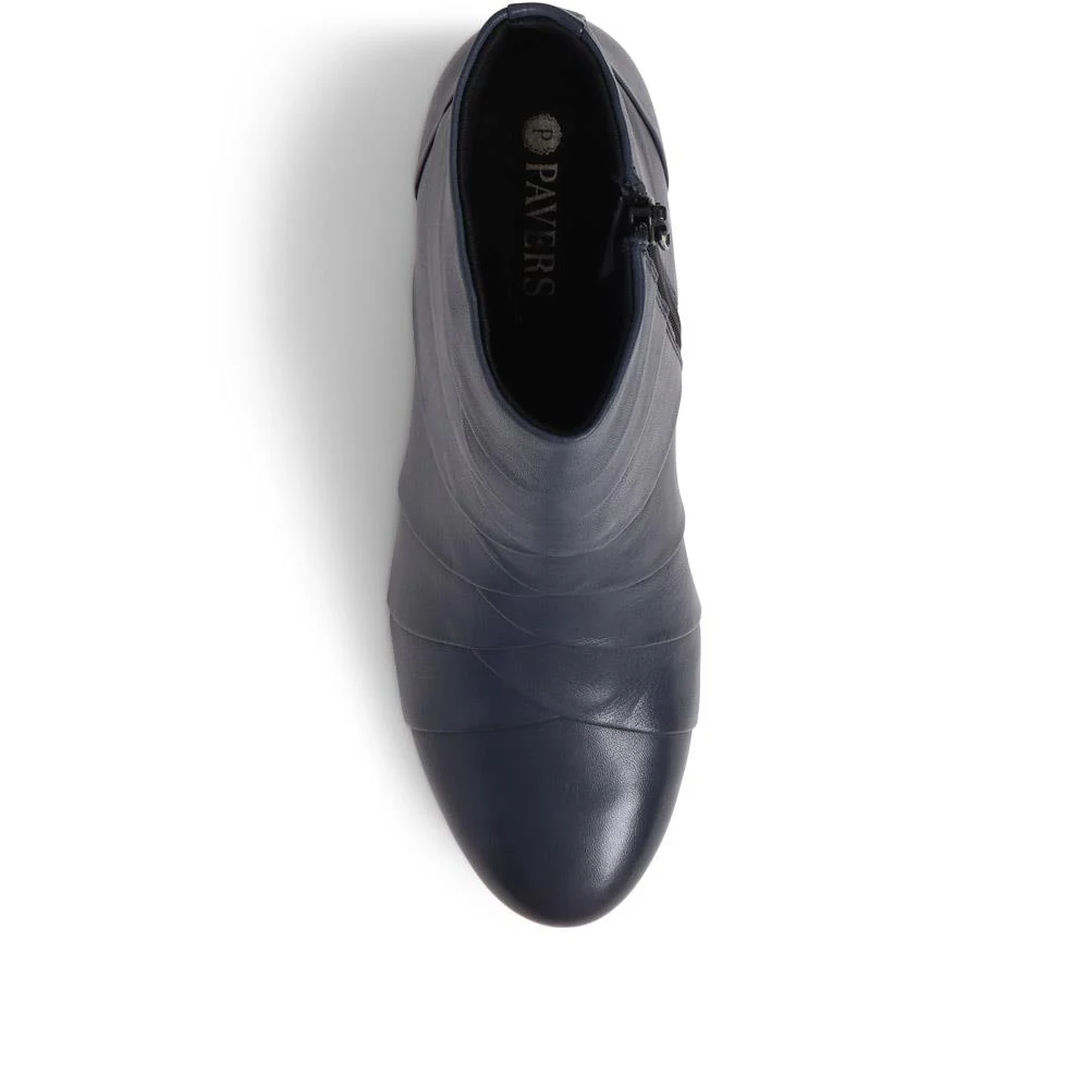 Everyday Leather Ankle Boots - MAGNU38003 / 324 540 - Navy - Image 6