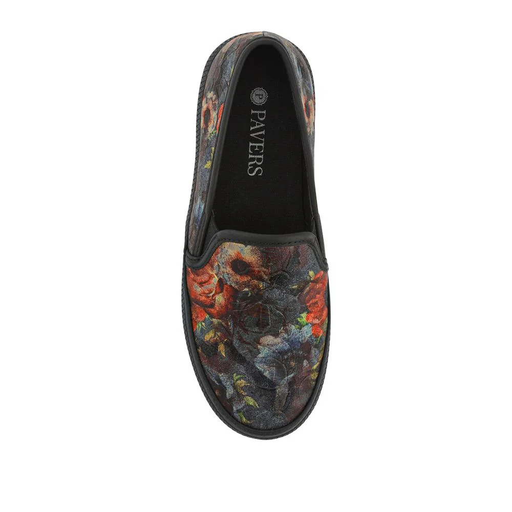 Everyday Slip-On Shoes - NANYI42000 / 327 839 - Black Floral - Image 4