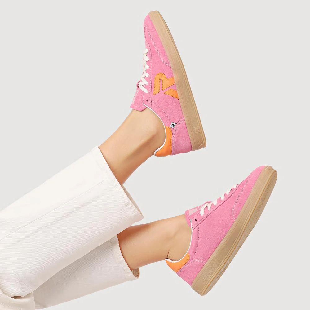 Extra-Cushioned Leather Trainers - RKR41522 / 326 837 - Pink - Image 5