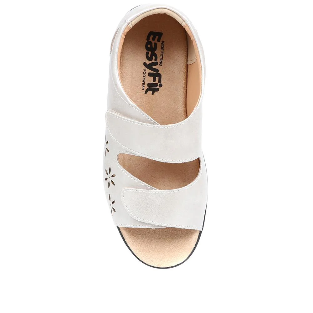 Extra-Wide Adjustable Shoes - ANITA / 321 459 - Beige - Image 6