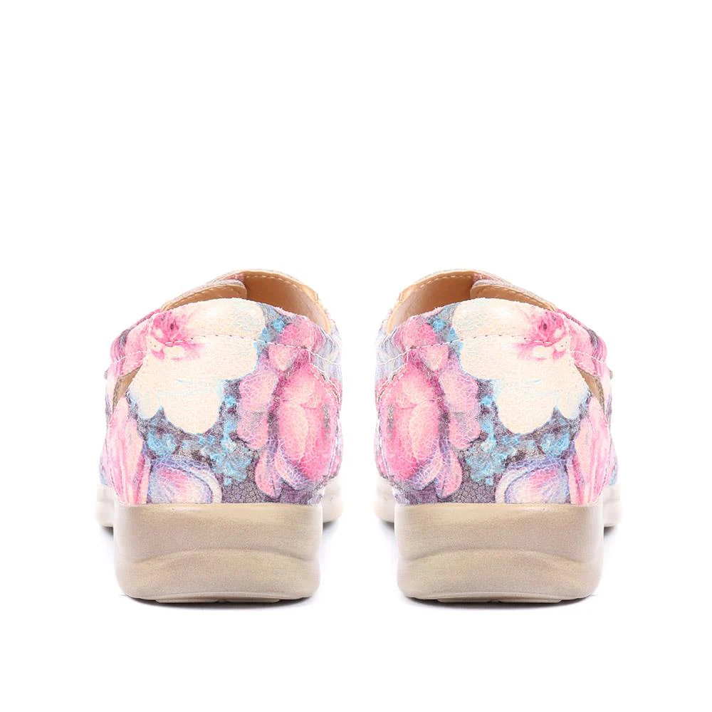 Extra-Wide Adjustable Shoes - ANITA / 321 459 - Floral - Image 3