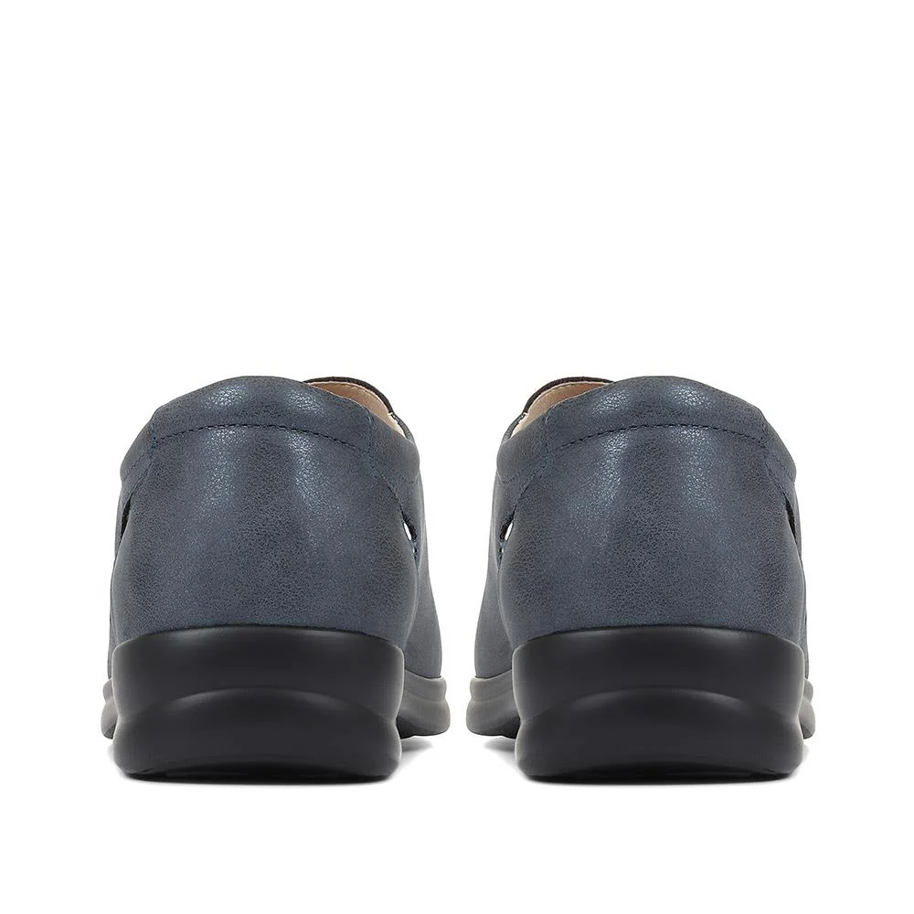 Extra-Wide Adjustable Shoes - ANITA / 321 459 - Navy - Image 3