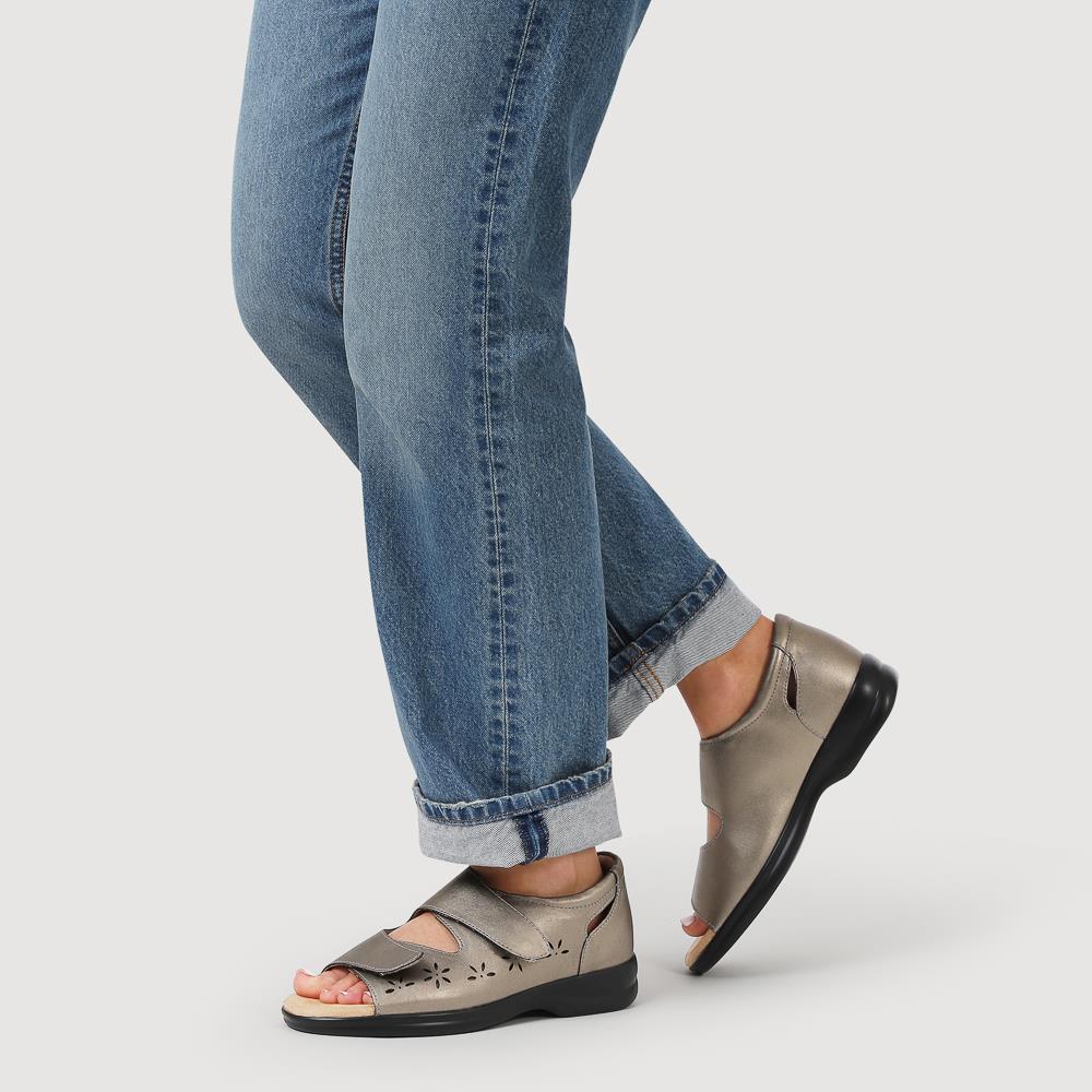 Extra-Wide Adjustable Shoes - ANITA / 321 459 - Pewter - Image 5