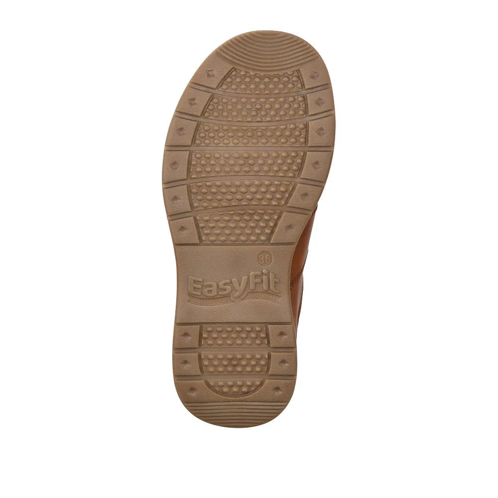 Extra-Wide Casual Lace-Up Shoes - BEANKA / 327 154 - Brown - Image 6