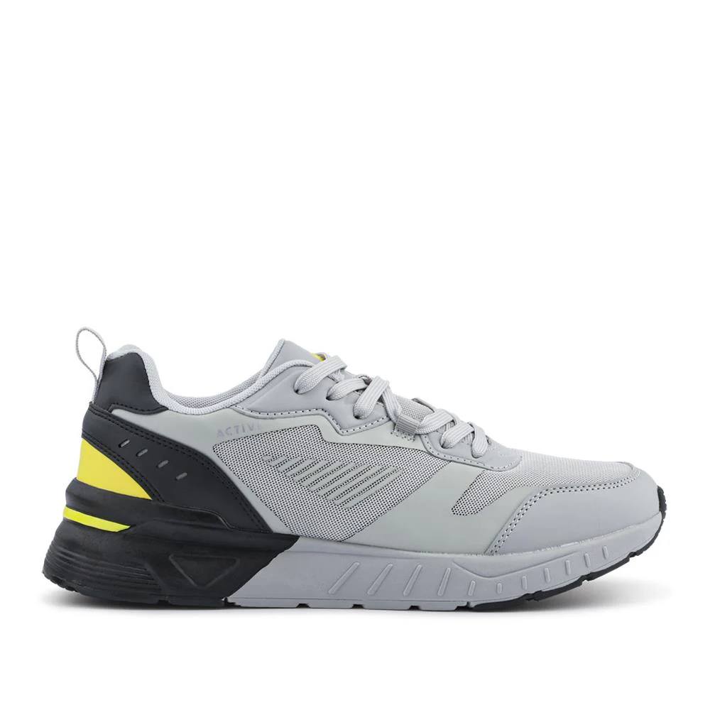 Extra-Wide Chunky Trainers - BOJIE41018 / 327 052 - Light Grey - Image 2