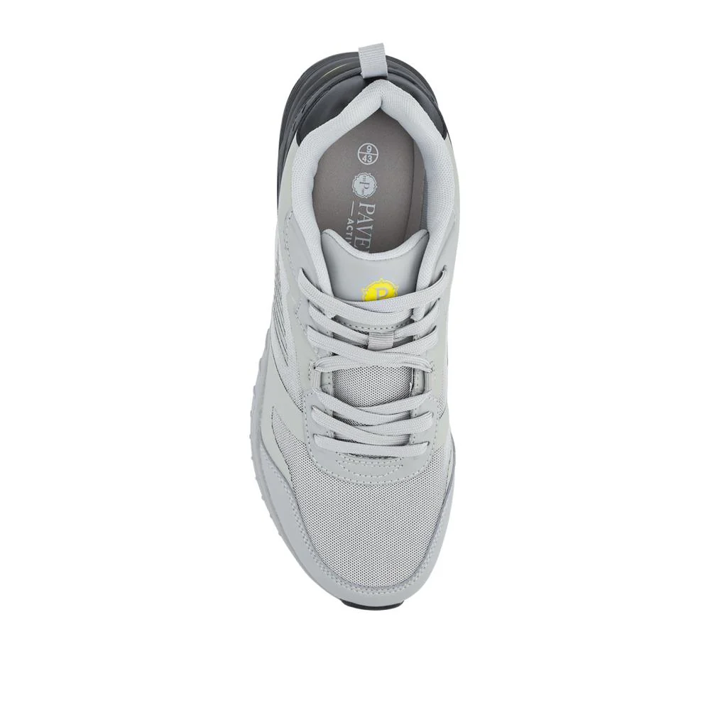 Extra-Wide Chunky Trainers - BOJIE41018 / 327 052 - Light Grey - Image 4