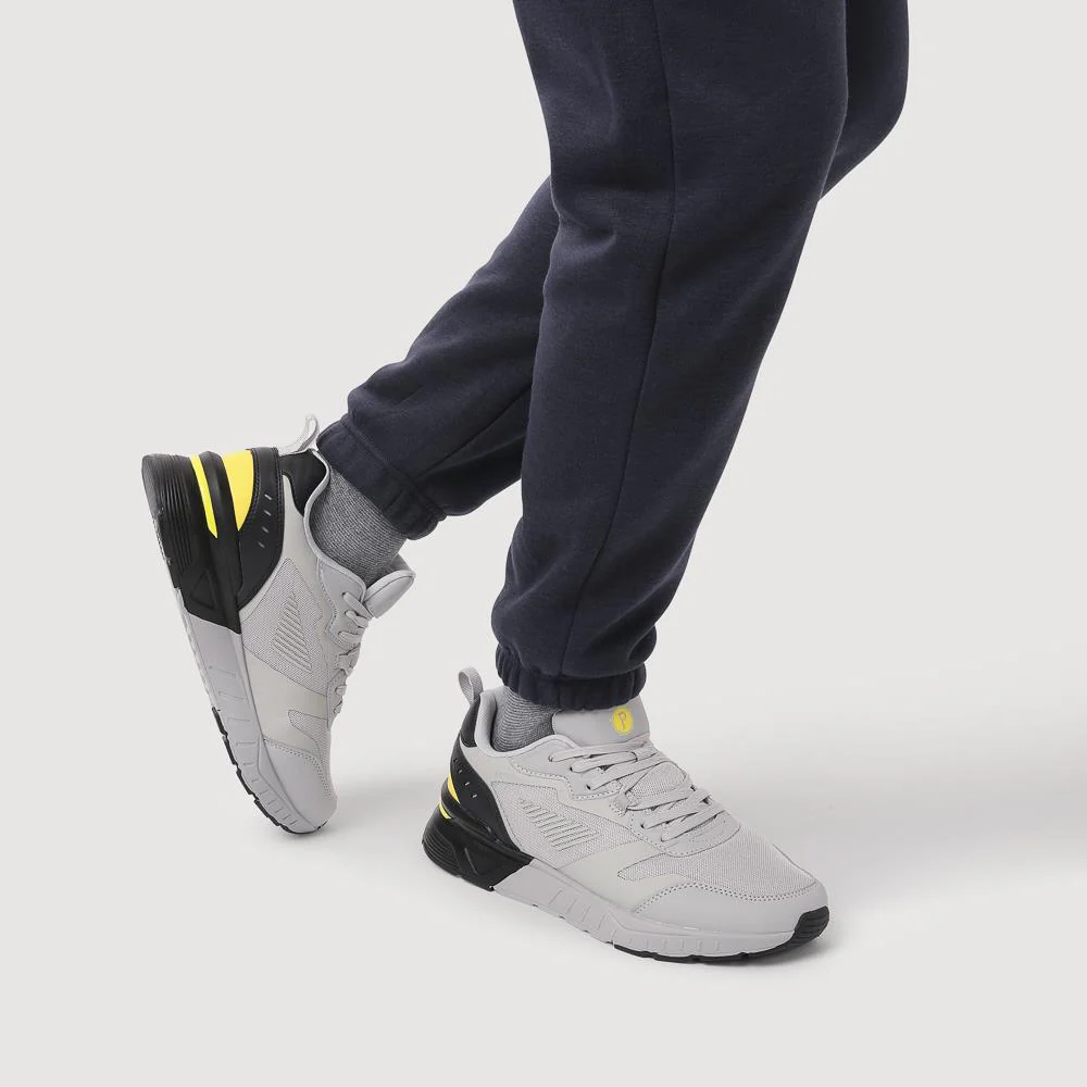 Extra-Wide Chunky Trainers - BOJIE41018 / 327 052 - Light Grey - Image 5