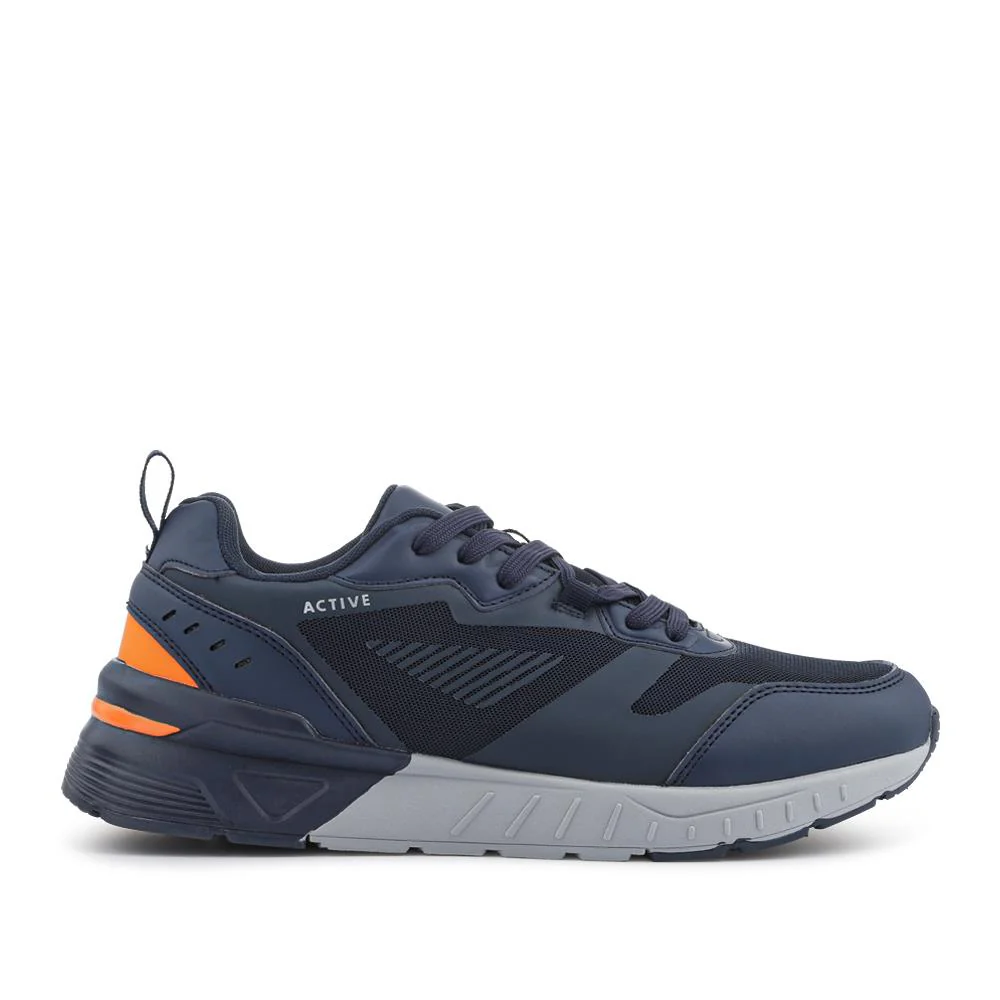 Extra-Wide Chunky Trainers - BOJIE41018 / 327 052 - Navy - Image 2