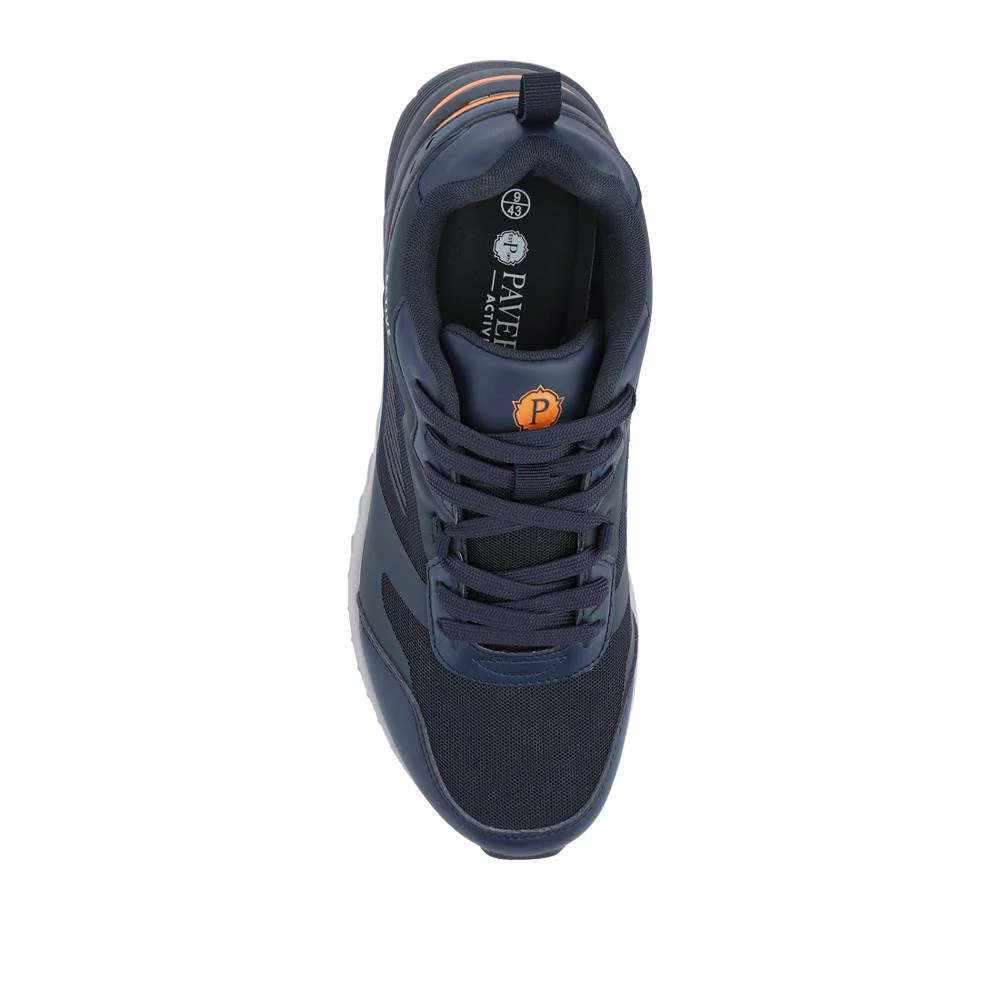 Extra-Wide Chunky Trainers - BOJIE41018 / 327 052 - Navy - Image 4
