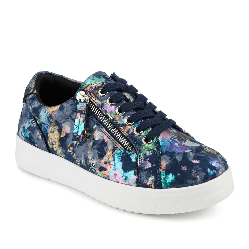Extra Wide Chunky Trainers - ITALIA / 326 313 - Navy Floral