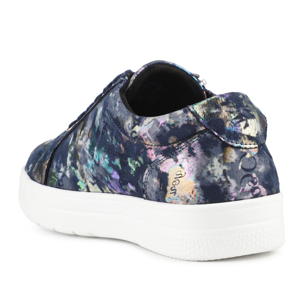 Extra Wide Chunky Trainers - ITALIA / 326 313 - Navy Floral - Image 3