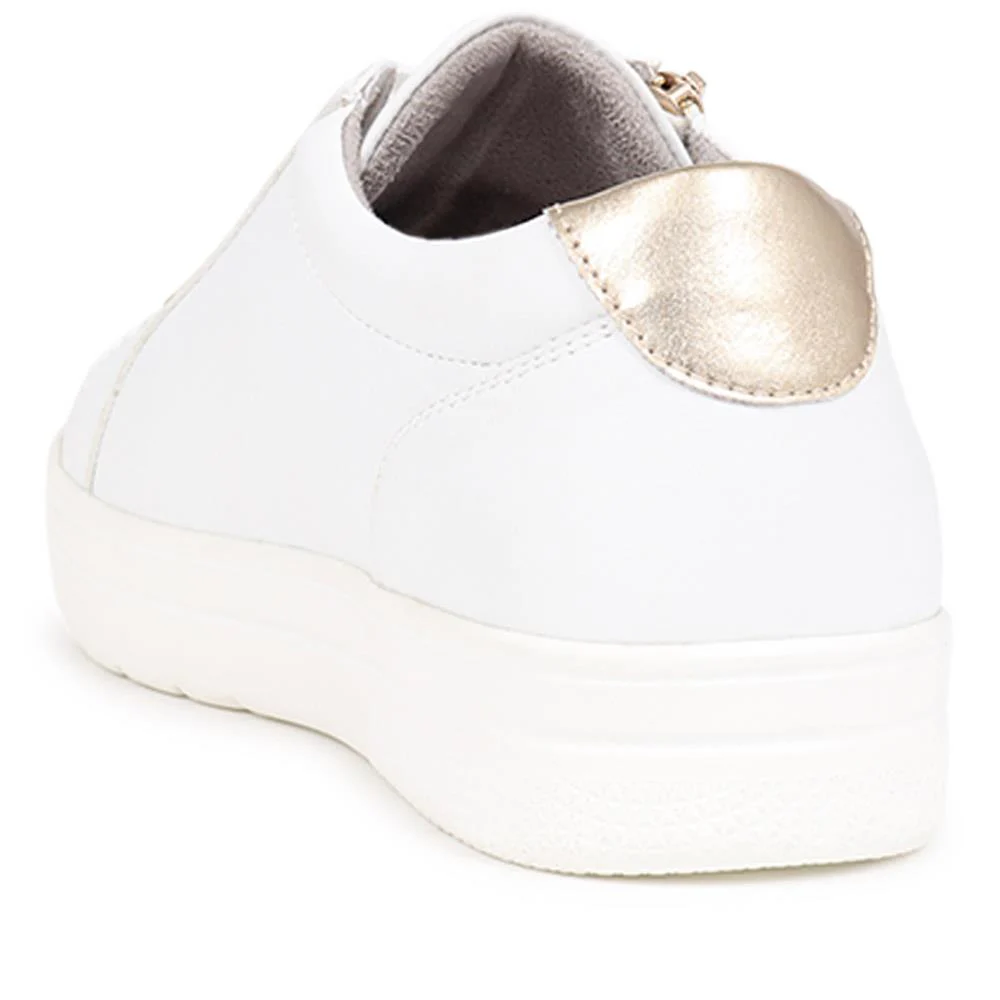 Extra Wide Chunky Trainers - ITALIA / 326 313 - White - Image 4