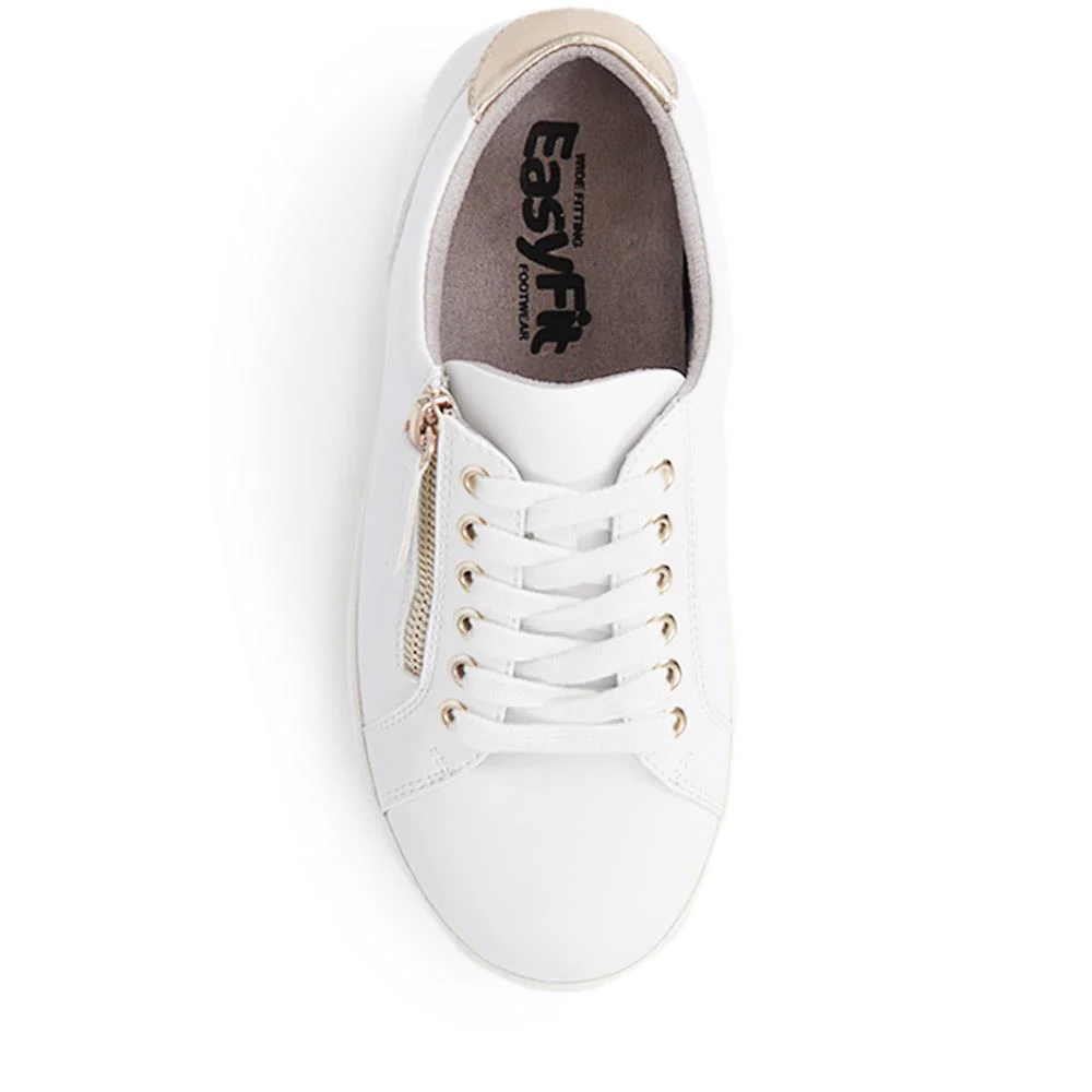 Extra Wide Chunky Trainers - ITALIA / 326 313 - White - Image 6