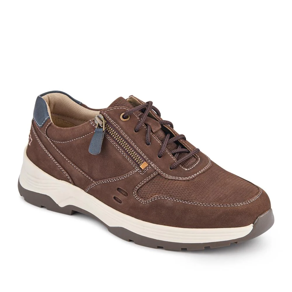 Extra-Wide Dual-Fit Leather Trainers - JOEL / 327 275
