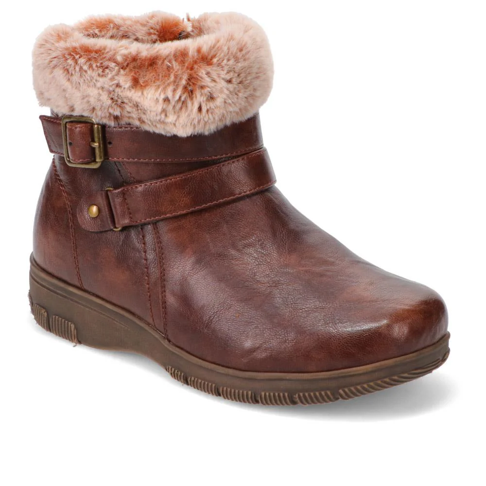 Extra-Wide Faux-Fur Cuff Ankle Boots - BELL / 326 119 - Image 2