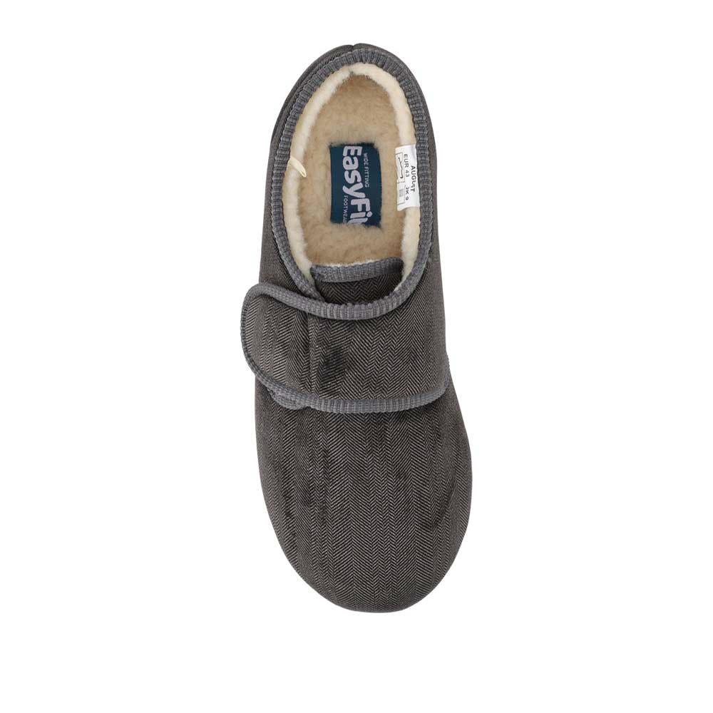 Extra-Wide Faux-Fur-Lined Slippers - AUGUST / 328 471 - Grey - Image 4