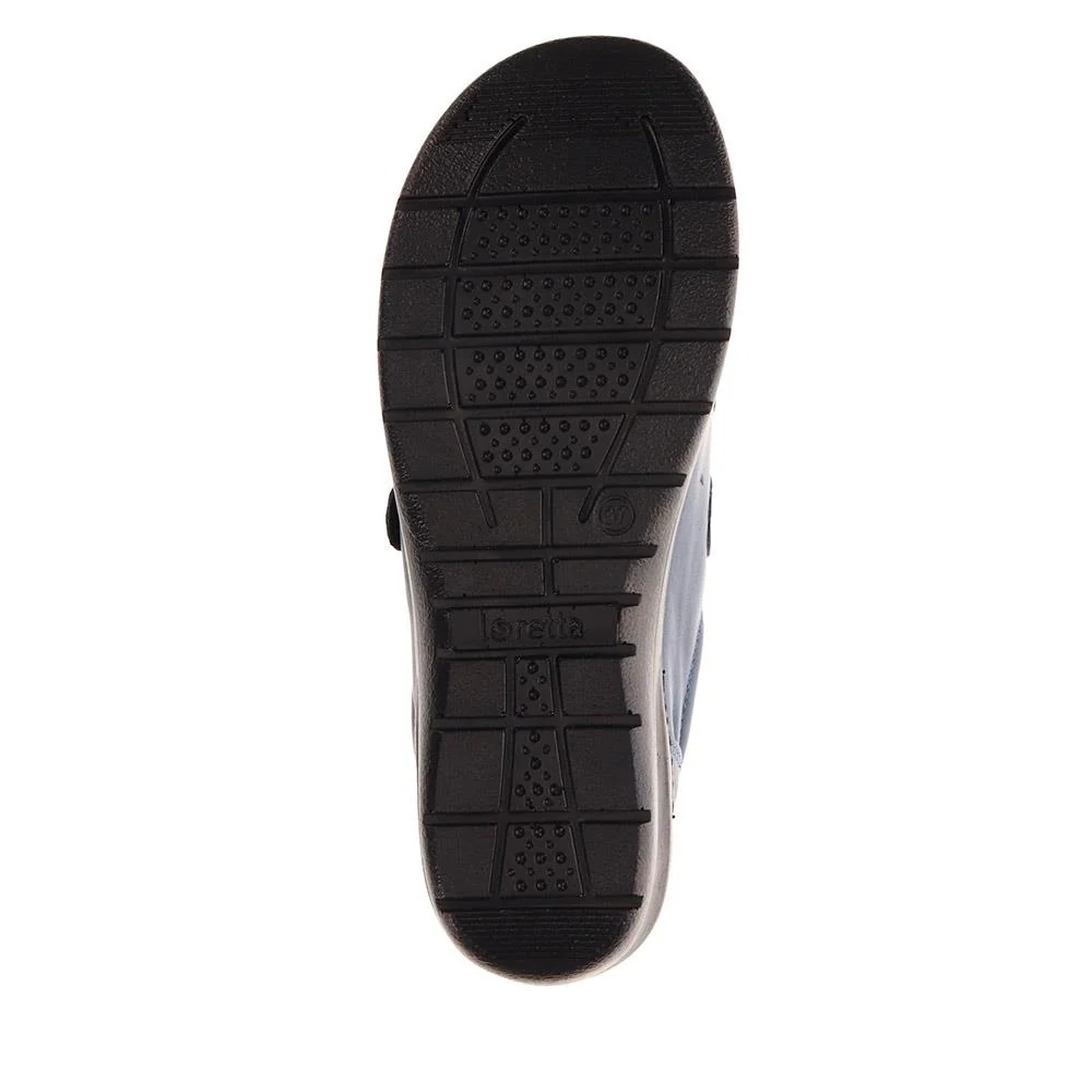 Extra-Wide Fit Adjustable Shoes - LEANNE / 320 188 - Navy - Image 5