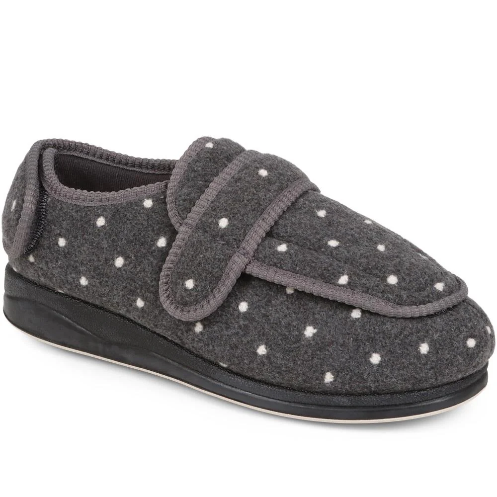 Extra-Wide Fit Adjustable Slippers - MERYL / 324 146 - Image 5