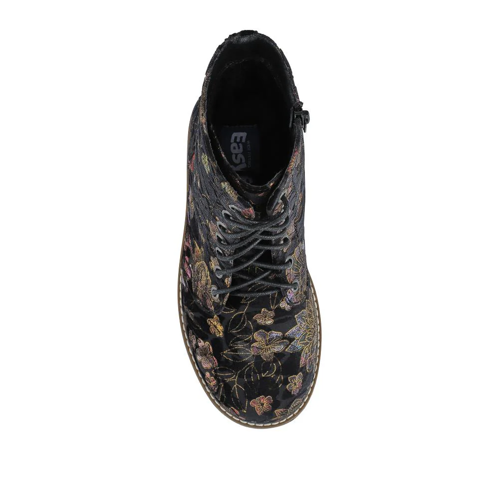 Extra-Wide Fit Boots - ANDOVER / 322 708 - Black Floral - Image 4