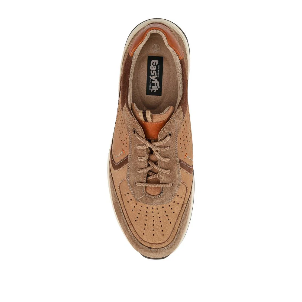 Extra-Wide-Fit Bungee-Lace Trainers - JETT / 326 963 - Mocha - Image 4