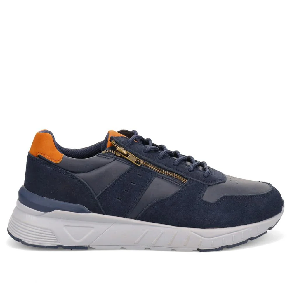 Extra-Wide Fit Casual Trainers - RICHARD / 326 509 - Navy - Image 2