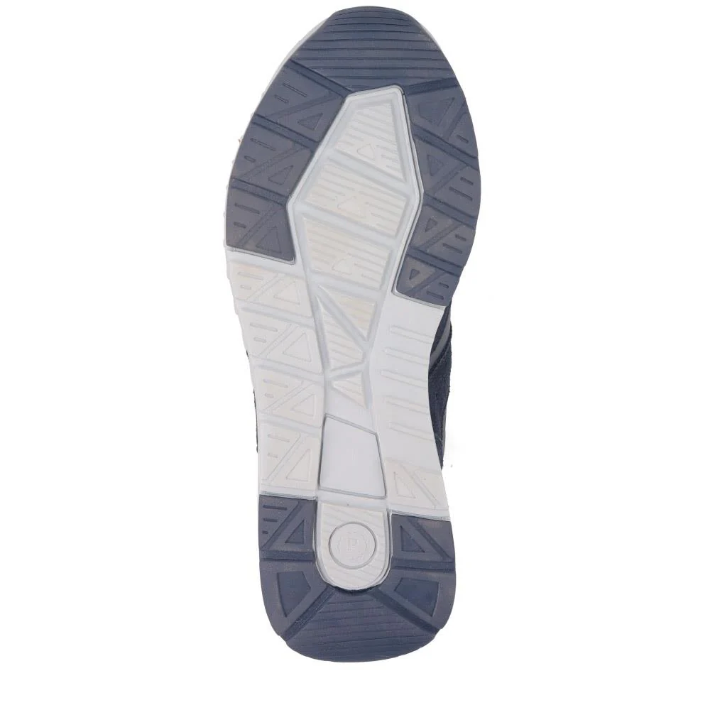 Extra-Wide Fit Casual Trainers - RICHARD / 326 509 - Navy - Image 4