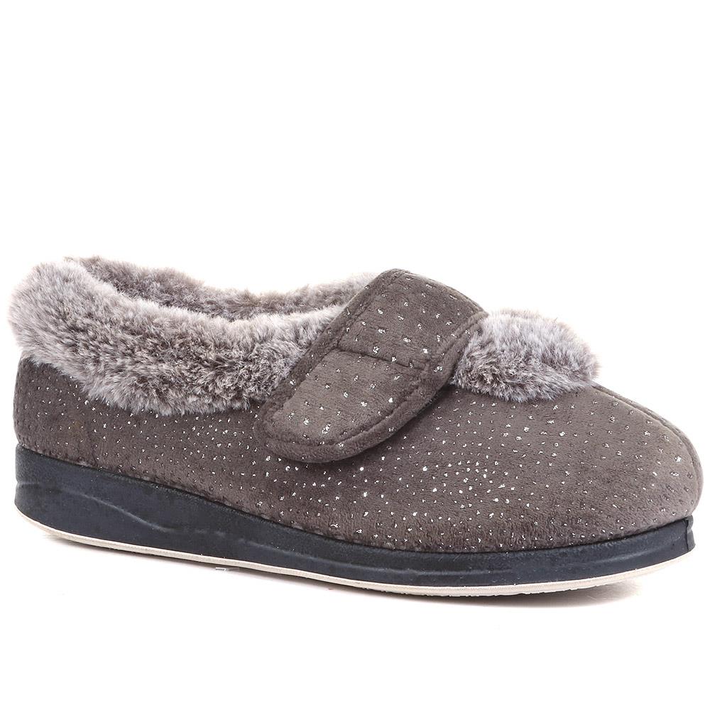 Extra-Wide Fit Cosy Slippers - CELENE / 322 481 - Image 3