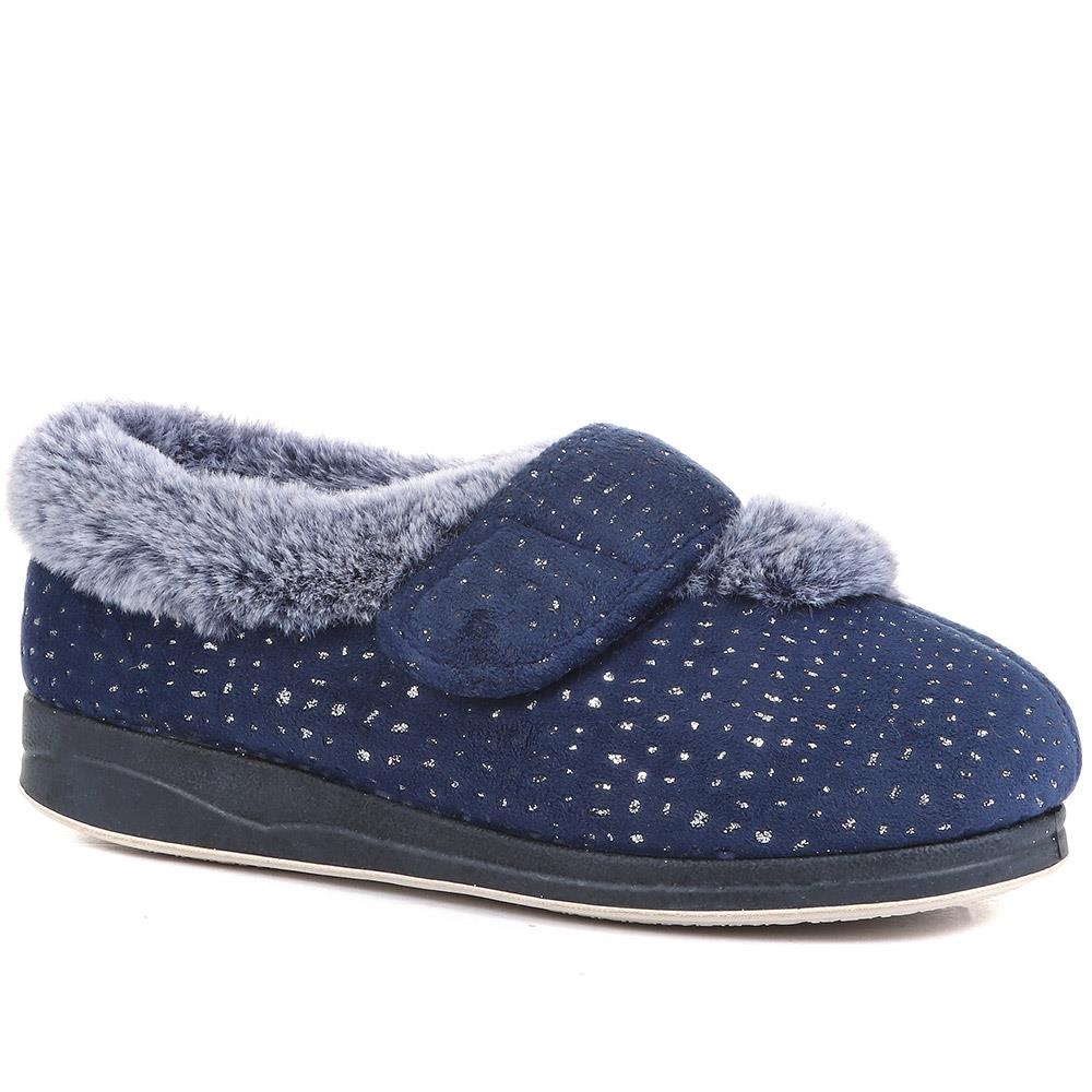 Extra-Wide Fit Cosy Slippers - CELENE / 322 481 - Image 4