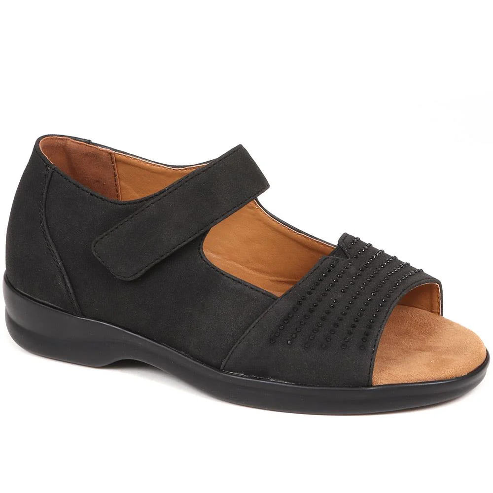 Extra Wide Fit Shoes - BELLADONNA / 323 575 - Black