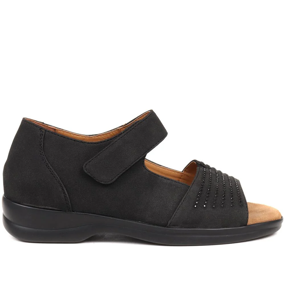 Extra Wide Fit Shoes - BELLADONNA / 323 575 - Black - Image 2