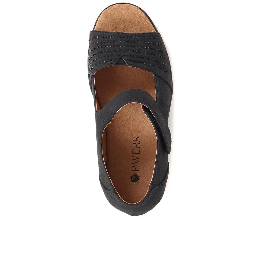 Extra Wide Fit Shoes - BELLADONNA / 323 575 - Black - Image 4