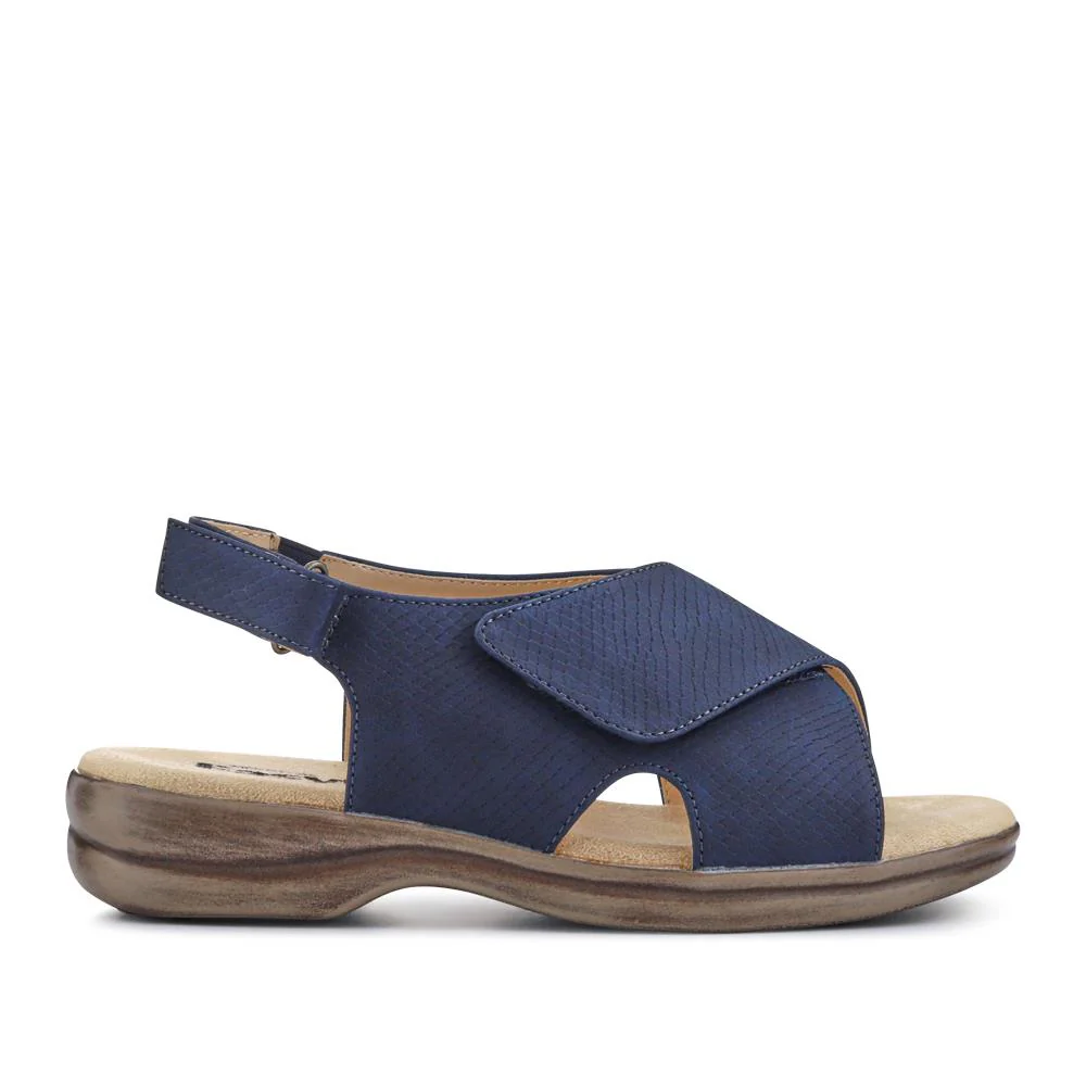 Extra-Wide-Fit Slingback Sandals - CADHA / 327 198 - Navy - Image 2