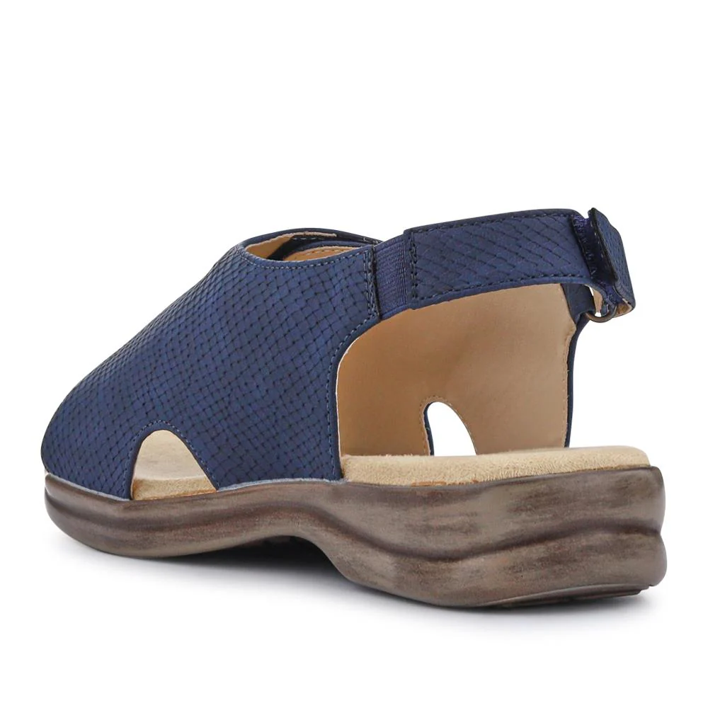 Extra-Wide-Fit Slingback Sandals - CADHA / 327 198 - Navy - Image 3