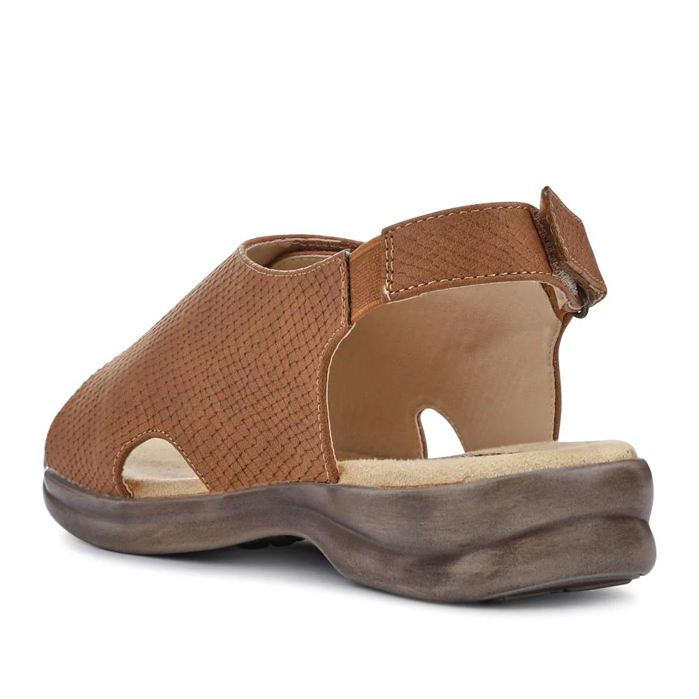 Extra-Wide-Fit Slingback Sandals - CADHA / 327 198 - Tan - Image 3