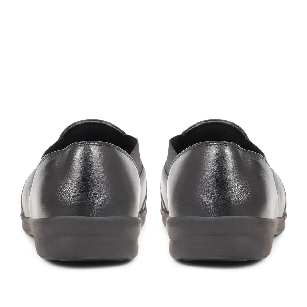 Extra Wide Fit Slip On Shoes - LILIANNE / 323 994 - Black - Image 3
