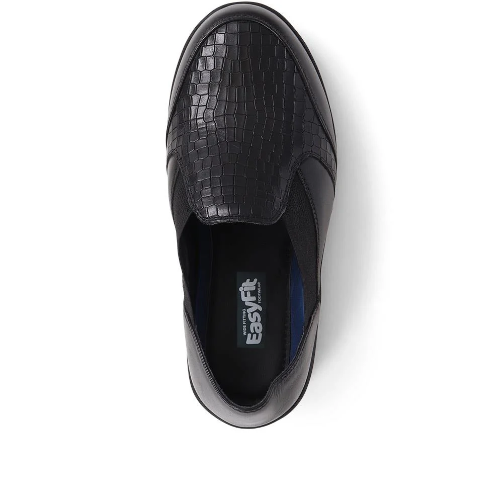 Extra Wide Fit Slip On Shoes - LILIANNE / 323 994 - Black - Image 5
