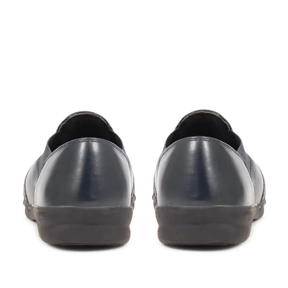 Extra Wide Fit Slip On Shoes - LILIANNE / 323 994 - Navy - Image 3