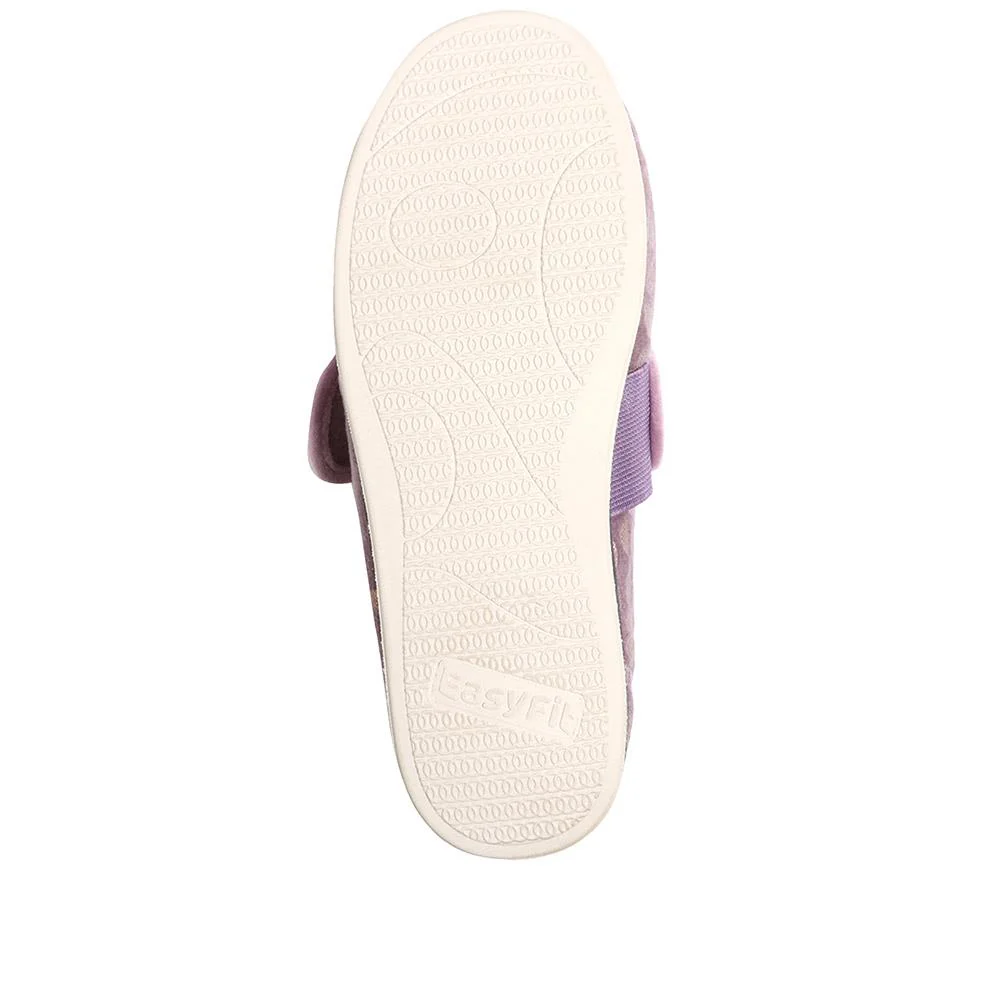 Extra-Wide Fit Slippers - AMINA / 323 506 - Lilac - Image 7
