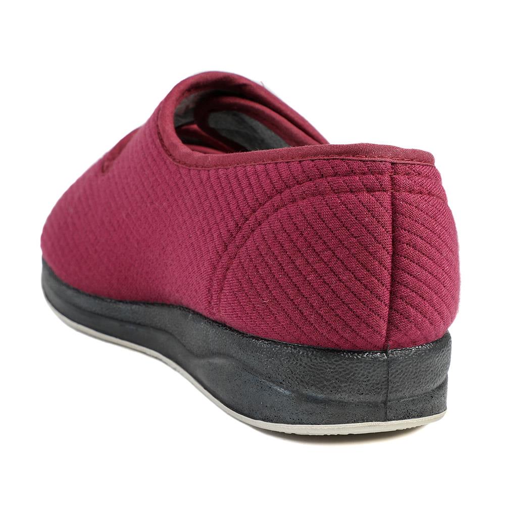 Extra-Wide Fit Slippers - AVIANNA / 323 507 - Burgundy - Image 4